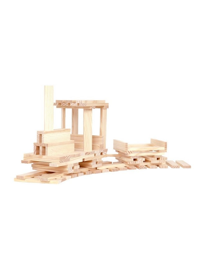KAPLA Wooden Construction Set 100 Building Planks - Image 4
