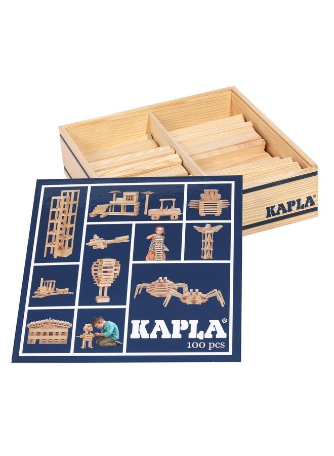 KAPLA Wooden Construction Set 100 Building Planks - Image 2