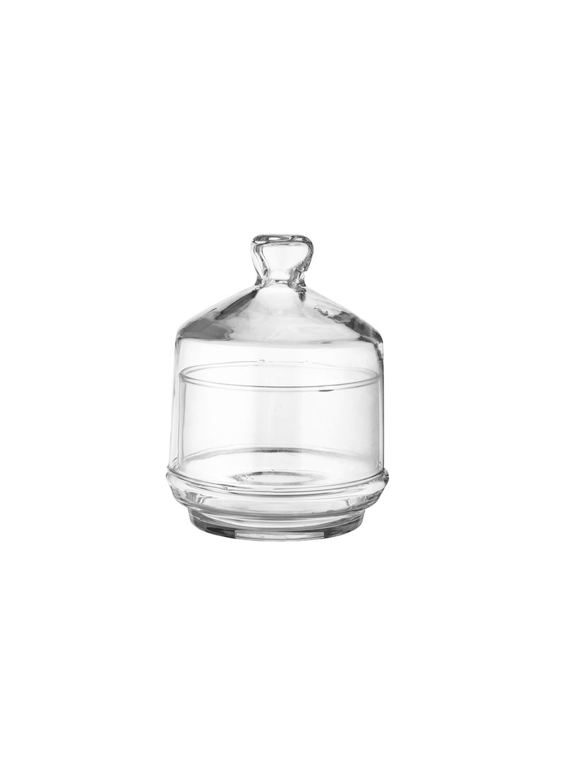 باساباش مطبقية سكر من الزجاج الشفاف و مطبقية للحلويات و متعددة الاستخدام  الصناعة تركي عدد 6 حبات - Image 3