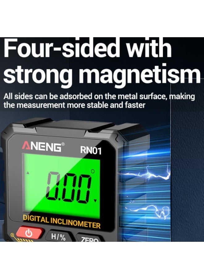 ANENG RN01 Digital Inclinometer Precision Angle Finder With 4-Sided Magnet & Auto-Rotate Screen, RN01 - Image 3