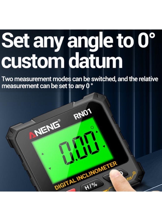 ANENG RN01 Digital Inclinometer Precision Angle Finder With 4-Sided Magnet & Auto-Rotate Screen, RN01 - Image 4