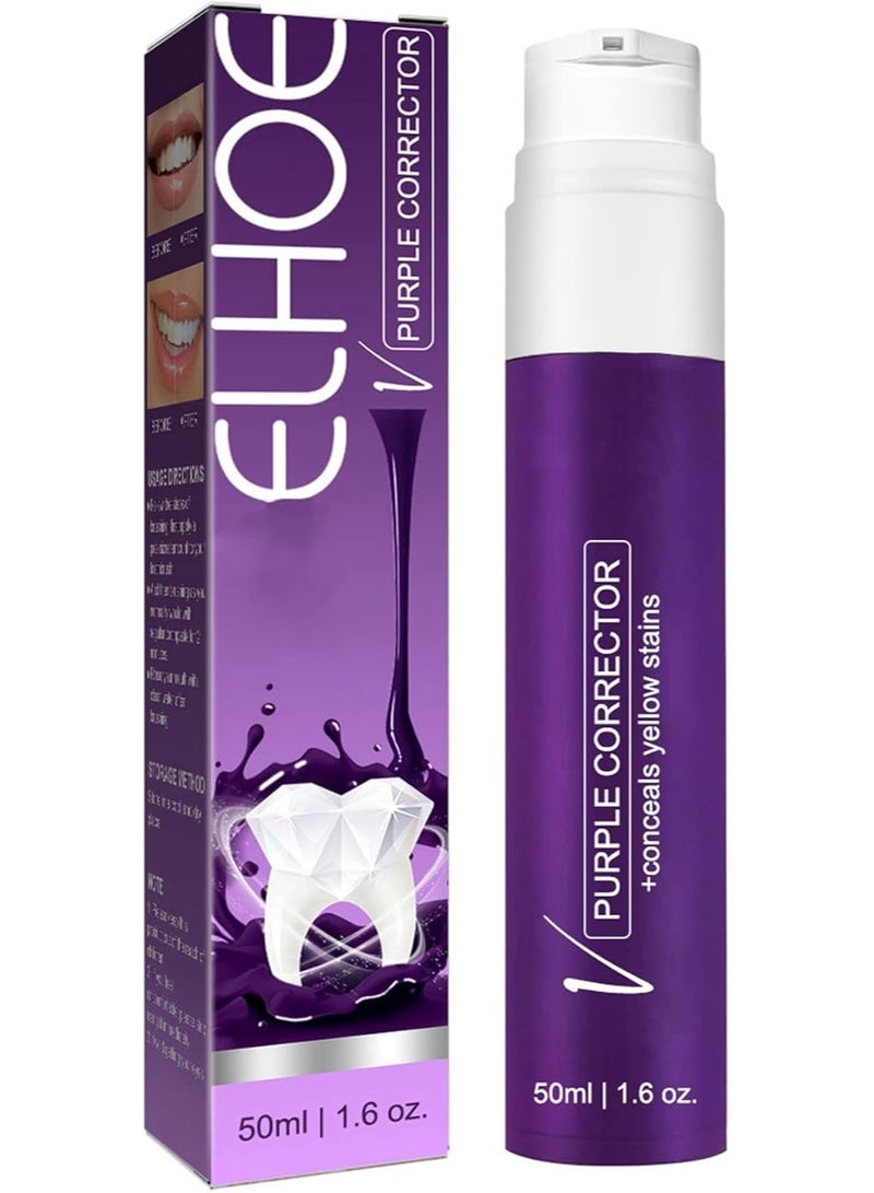 إيلهو تبييض الأسنان معجون الأسنان ، إزالة البقع الأسنان ، الأسنان الصفراء تصحيح الألوان ، تنظيف الأسنان البقع - Image 1