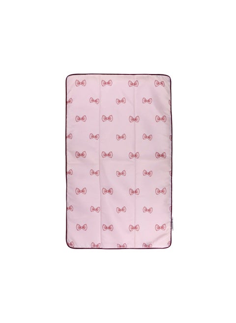 Hummingbird Travel Baby Changing Mat – Bow Print