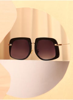 Haute Sauce Polarized Full Rim Oversized Sunglasses For Women  - Image 2