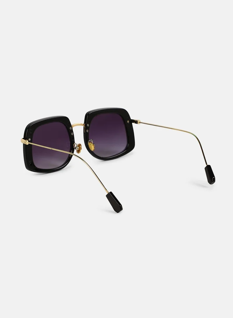 Haute Sauce Polarized Full Rim Oversized Sunglasses For Women