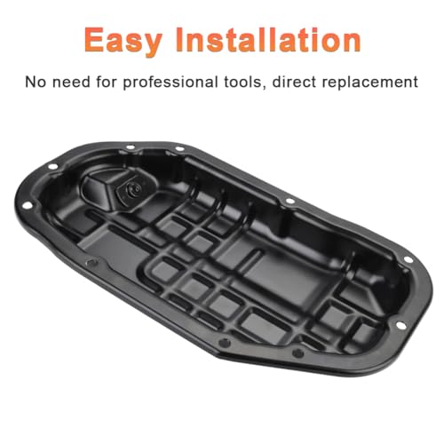 VANJING Engine Oil Pan with Drain Plug Compatible with Infiniti EX35 EX37 FX35 FX37 G35 G37 M35 M37 Q40 Q50 Q60 Q70 Q70L QX50 Nissan 350Z 370Z 3.5L 3.7L 2007-2020 Replacement for 11110-JK20C 264-566 - Image 5