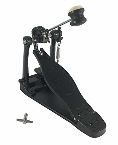 EDM Heavy-Duty Pro Quality Single Kick Bass Drum Pedal Chain Drive Adjustable - Image 1