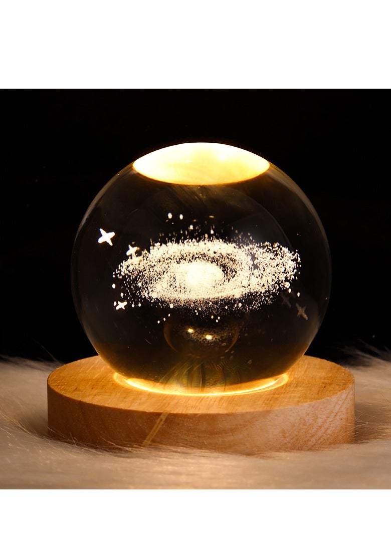 Bluejw الإسقاط الإبداعي USB الكريستال مصباح - Image 1