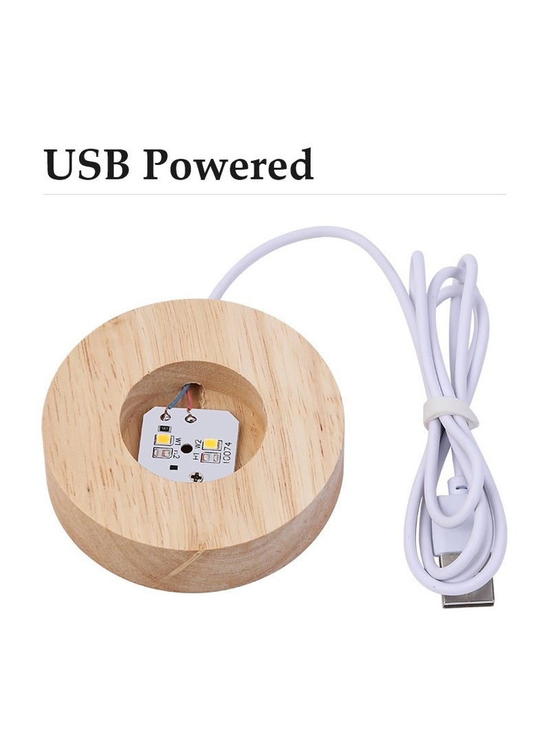 Bluejw الإسقاط الإبداعي USB الكريستال مصباح - Image 2