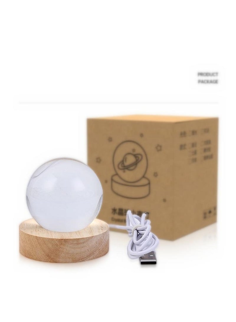 Bluejw الإسقاط الإبداعي USB الكريستال مصباح - Image 3