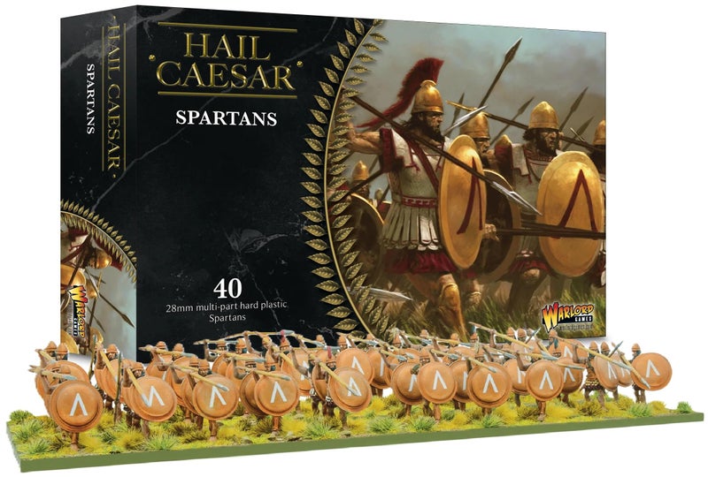 Warlord Games Hail Caesar: Spartans Military Table Top Wargaming Plastic Model Kit WGH-GR-01,Unpainted - Image 1