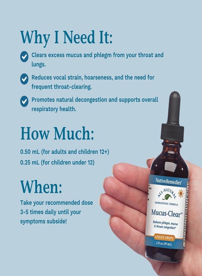 Native Remedies NativeRemedies Mucus-Clear - Image 4