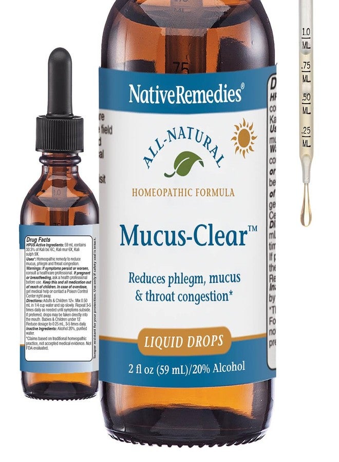 Native Remedies NativeRemedies Mucus-Clear - Image 1