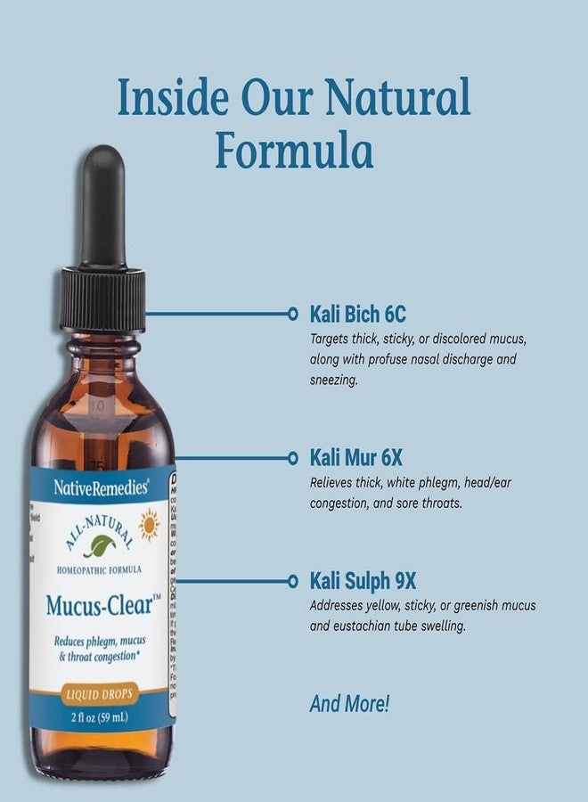 Native Remedies NativeRemedies Mucus-Clear - Image 3
