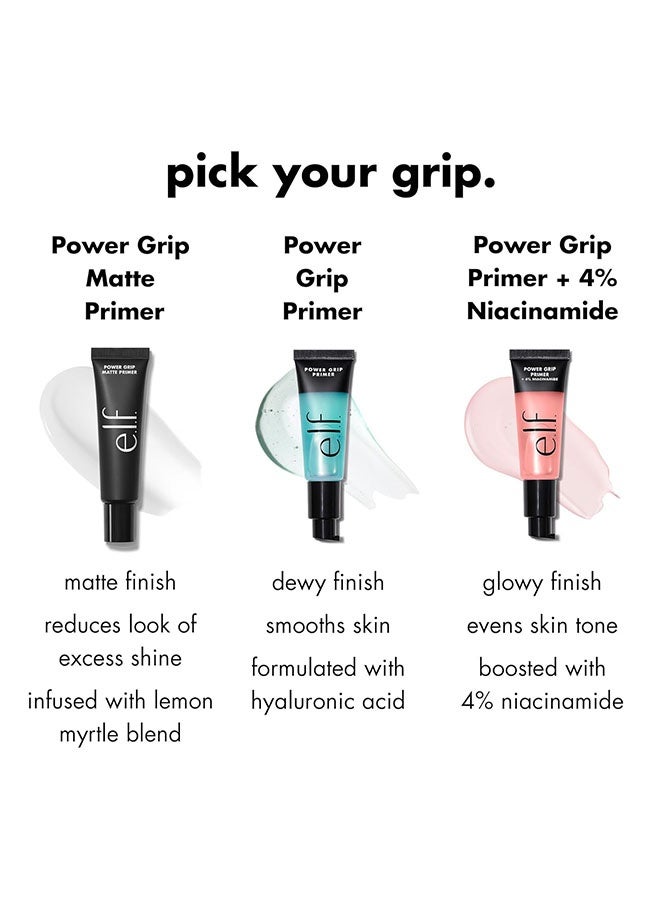 elf Power Grip Primer, Gel-Based & Hydrating Face Primer For Smoothing Skin & Gripping Makeup, Moisturizes & Primes， # Green 24 ml - Image 4
