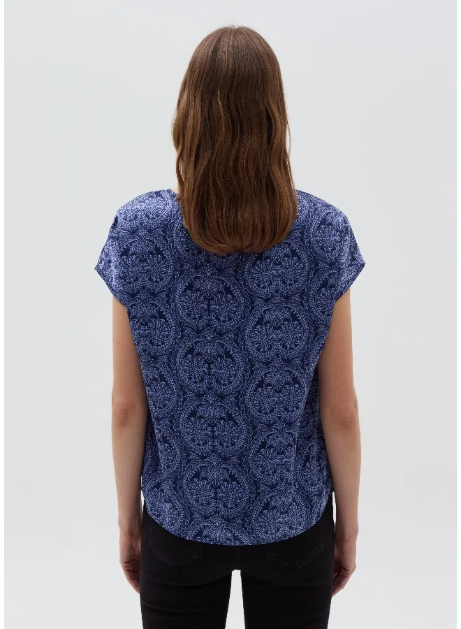 Ovs Satin blouse with V neck