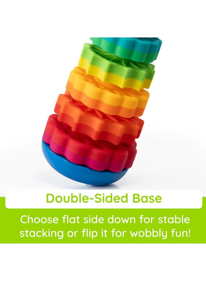 Fat Brain Toys SpinAgain, Baby Stacking & Spinning Toys for Toddlers Ages 1+ - Image 4