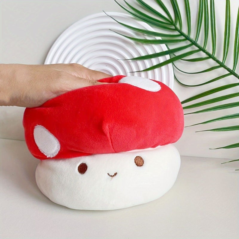 Red Mushroom Plush Pillow 7.87inch for Home Decor Party Gift Holiday Birthday - Image 5