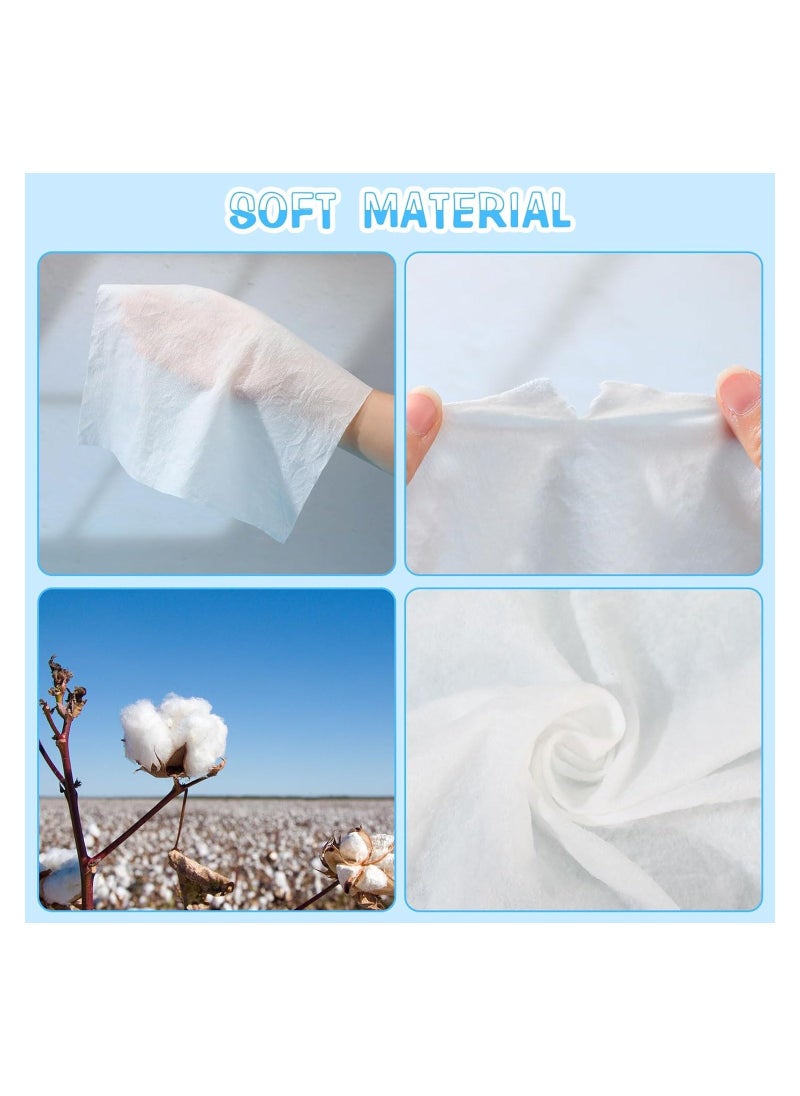 Generic Compressed Towels 100 Pieces Toilet Paper Tablets Bulk Disposable Wash Cloths for Travel Compressed Washcloths Towels Portable Thicker Larger Pure Cotton for Outdoor Hotel 9.4 x 11.8 inch  - Image 2