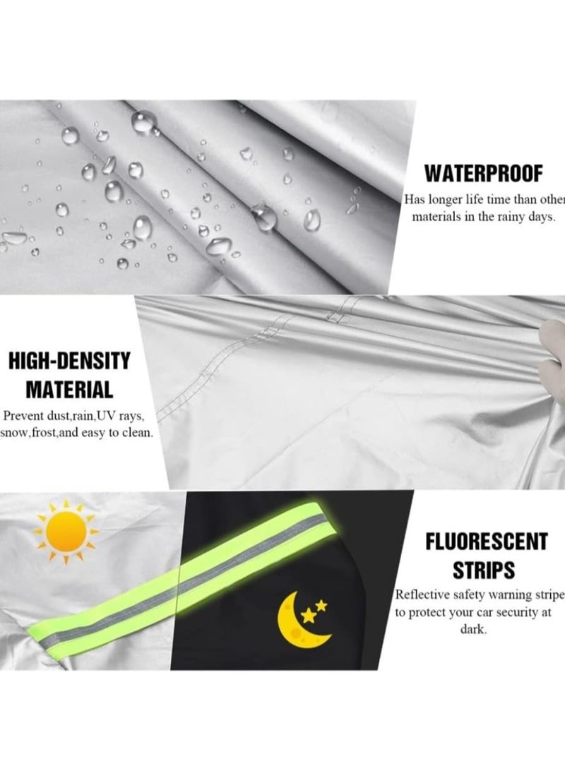Generic Car Cover Double Layer Padded Cotton Full Protection Waterproof Sun Dust Proof (Large)