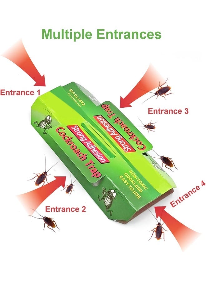 GREEN KILLER 20Pcs CockRoach Trap Killer, Roach Killer Indoor Home, Roach Motel, Indoor Pet Friendly Roach Killer for Roach, Ants, Spiders, Bugs, Beetles - Image 4