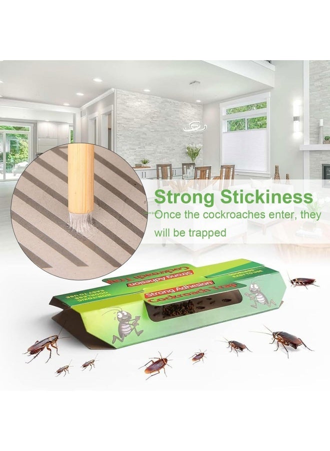 GREEN KILLER 20Pcs CockRoach Trap Killer, Roach Killer Indoor Home, Roach Motel, Indoor Pet Friendly Roach Killer for Roach, Ants, Spiders, Bugs, Beetles - Image 3
