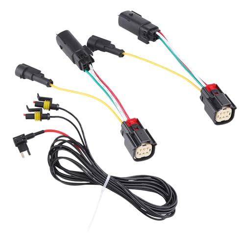 SEADEAR مجموعة موصلات مصابيح DRL متوافقة مع جيب رانجلر JL 2018 2019 2020 2021 2022 مع موصل W/DRL 4 أسلاك [توصيل وتشغيل] - Image 5