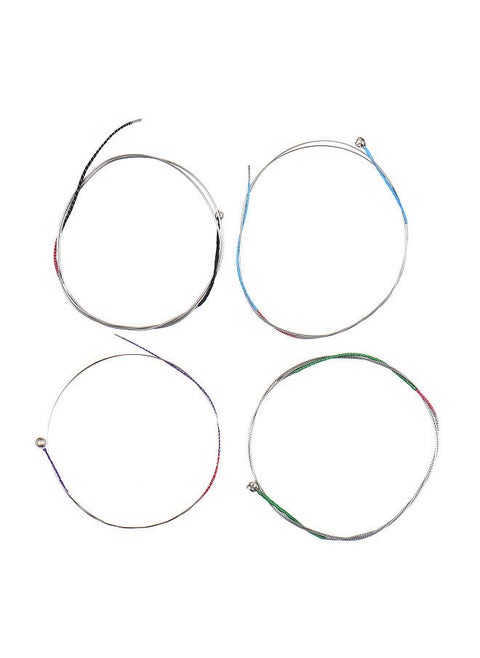 4 Pcs Violin Strings For 3/4-4/4 Violins Aluminium Alloy Wound Universal Full Set (G-D-A-E) Fiddle String