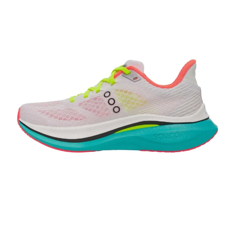 Saucony Women's Endorphin Speed 5 Sneaker, White/Mutant, 8 - Image 1