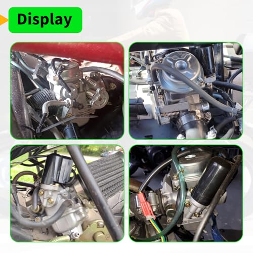 XIKOBY GY6 150cc Carburetor PD24J Carb Compatible with 125cc Taotao Scooter Moped 152QMI 157QMJ 4 Stroke Engine Roketa Motorcycle Hammer-head ATV Go Kart Dune Buggy Parts with Intake Manifold - Image 5
