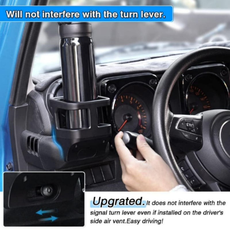 Car interior air conditioning vent cup holder, suitable for Suzuki Jimny 2019-2025 cup mounting bracket, JB64 JB74， Beverage stand - Image 3