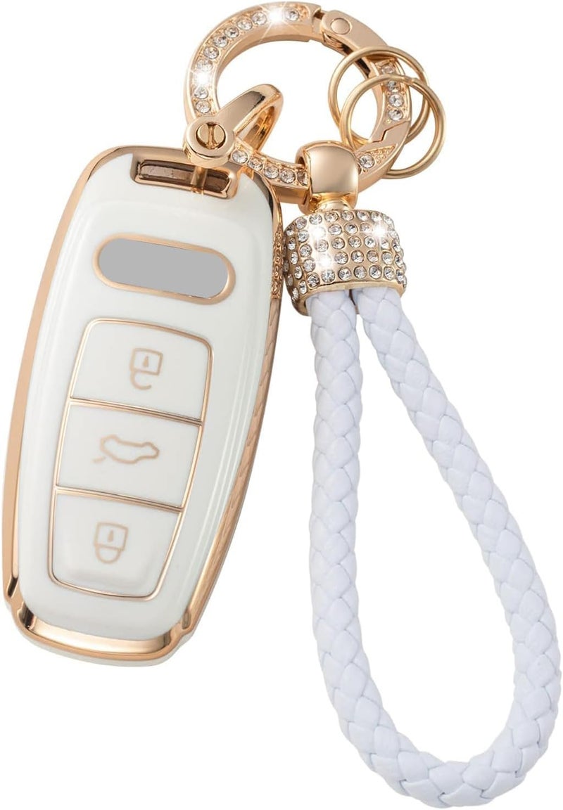 Gematay Audi Key Fob Cover with Accessories - Image 1
