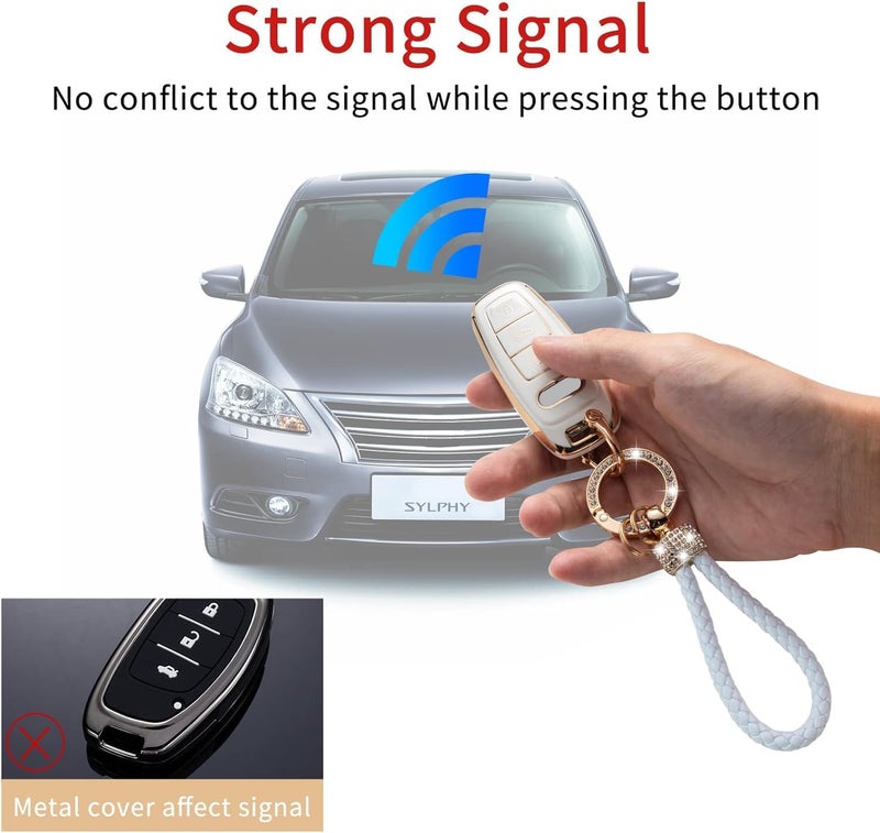 Gematay Audi Key Fob Cover with Accessories - Image 3