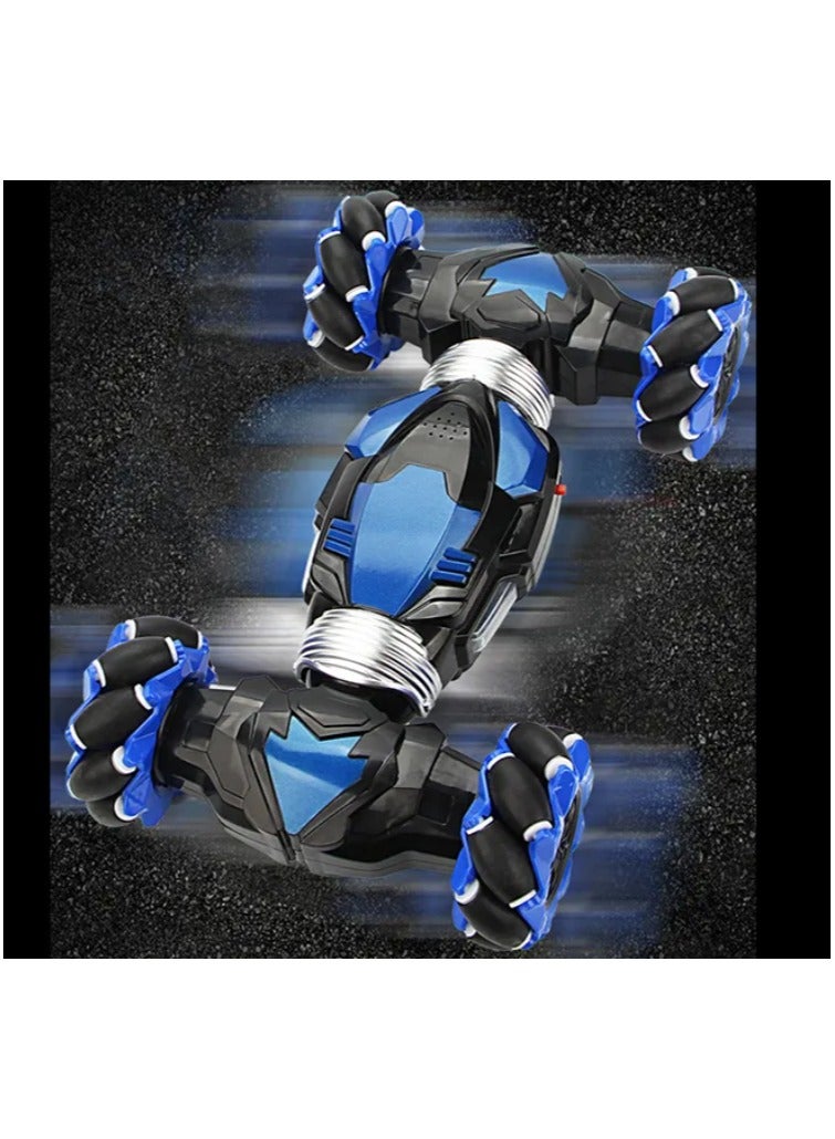 Babysky 2.4GHz Remote Control Stunt Car 4WD Stunt Car with Clock Signal Sensor Double Reaction 360 Degree Flip and Reverse Road - Image 3