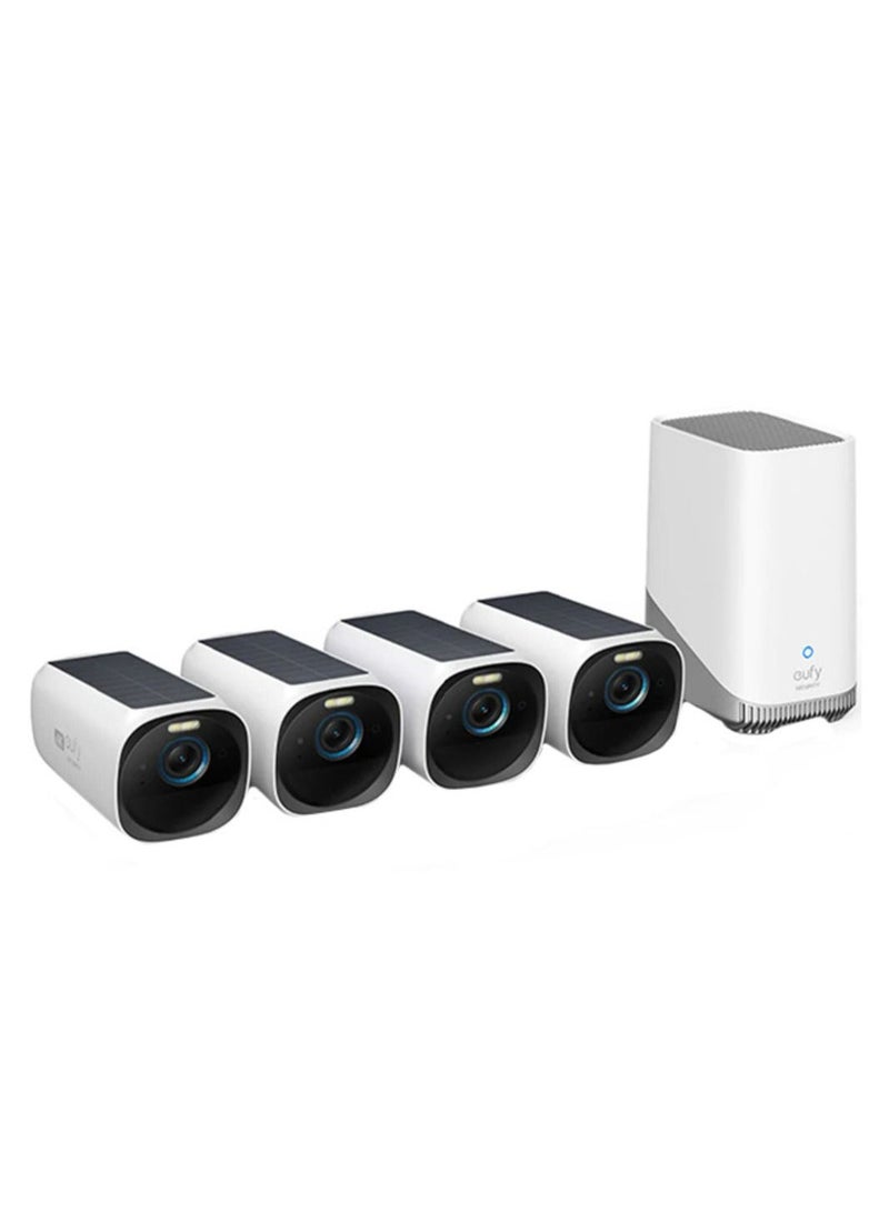 eufy Eufy Security Camera T88733W1 S330 4 Camera Kit  - Image 1