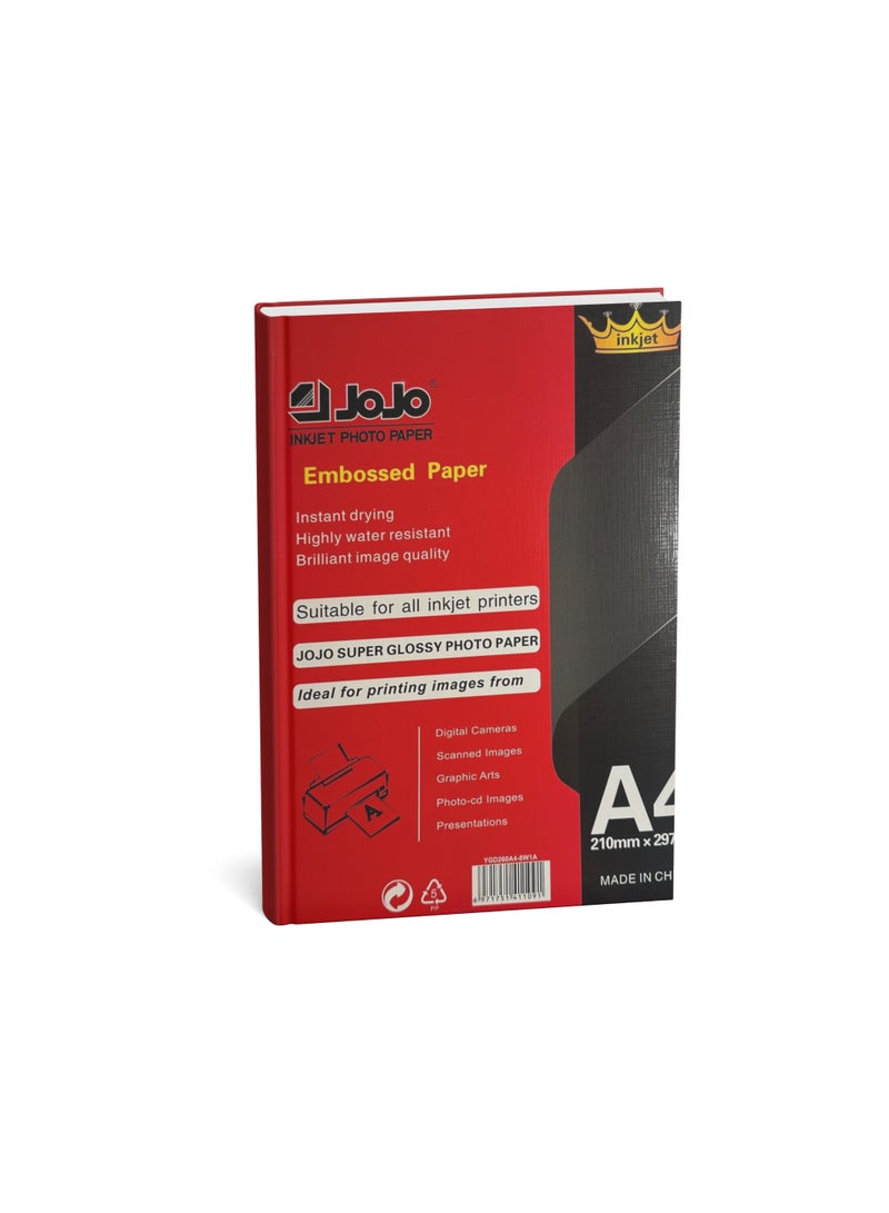 Jojo Glossy Waterproof Textured Paper - 260g - Image 2