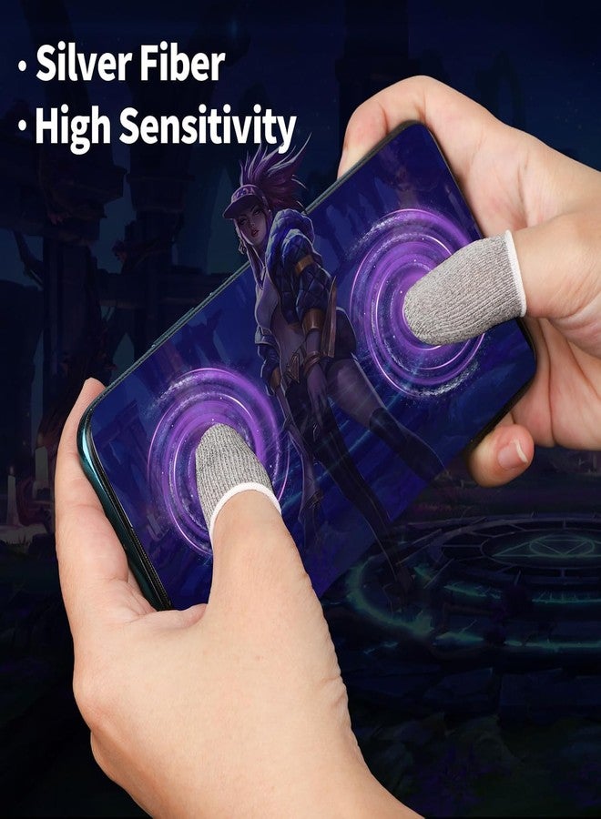 DROPOSALE Hand Finger Protectors Sleeves Cots Cut Resistant Protector Reusable Thumb Anti Slip Guards for Kitchen Sculpture Work Black White Mixed (10) - Image 4