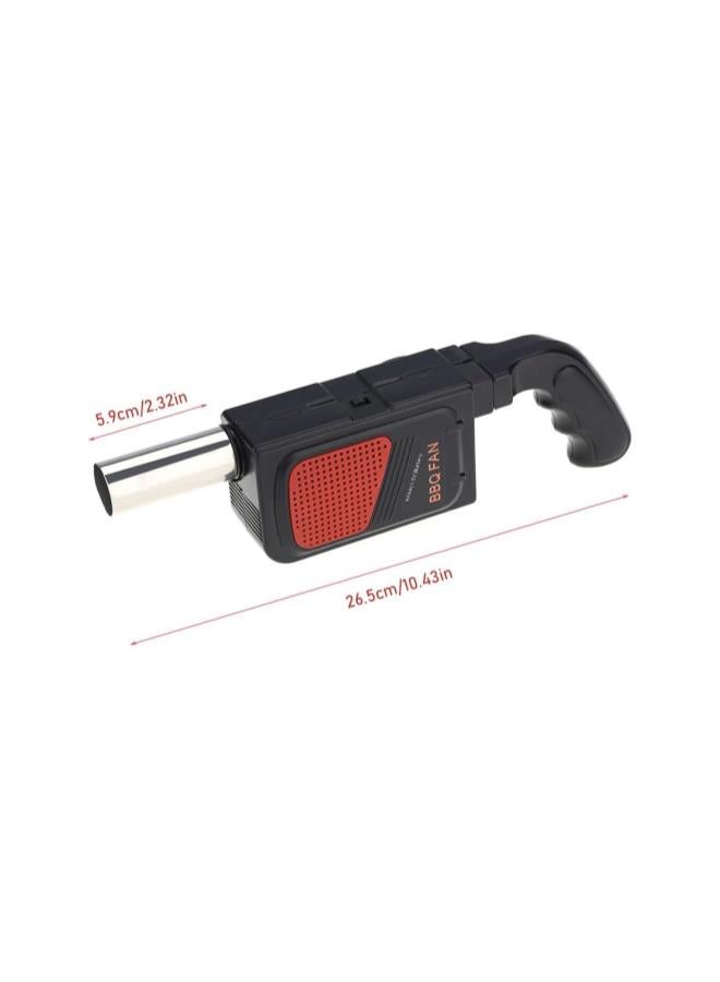 Loquat BBQ Fan Air Blower, Portable Handheld Electric BBQ Fan Air Blower for Outdoor Camping Picnic Barbecue Cooking Tool Barbecue Fire Bellows Tool - Image 4