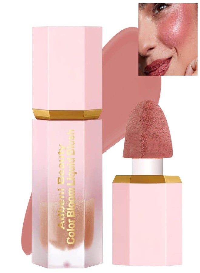 Adbeni Imported Color Bloom Liquid Blush | Long-Lasting Matte Finish, Waterproof Formula, Shade-04GULFNUDE - Image 1