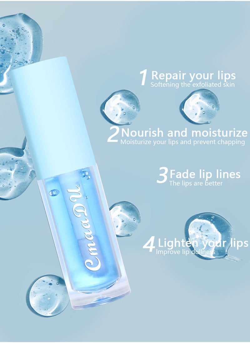 CmaaDu Color-Changing Glossy Lip Glaze with Fruity Flavor, Long-Lasting Moisturizing Lip Glow Lip Makeup for Women  - Image 3