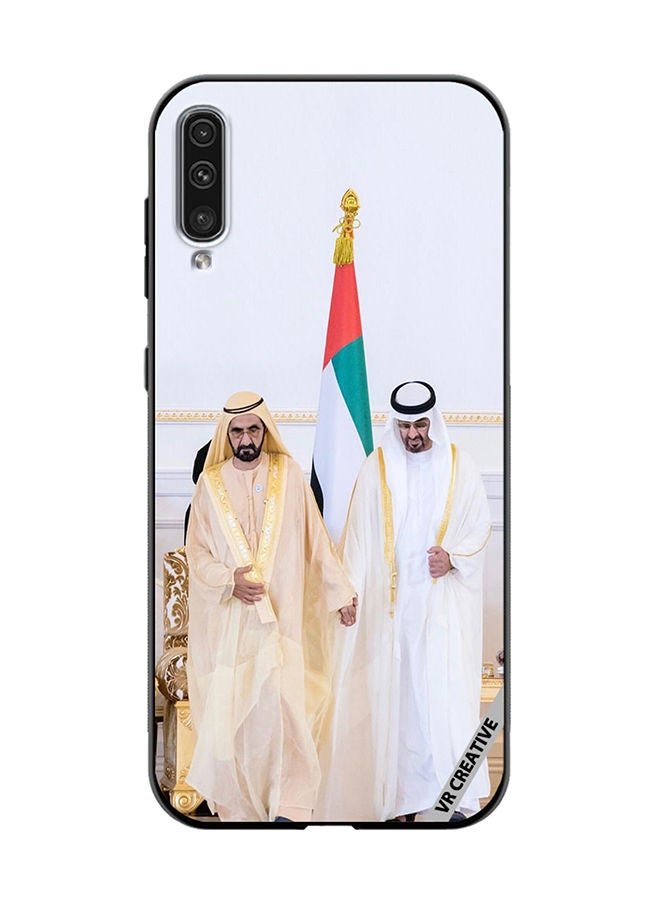 VR CREATIVE Protective Case Cover For Samsung Galaxy A50/A50s Sheikh Mohamed Bin Zayed Al Nahyan And Sheikh Mohammed Bin Rashid Al Maktoum Design Multicolour - Image 1