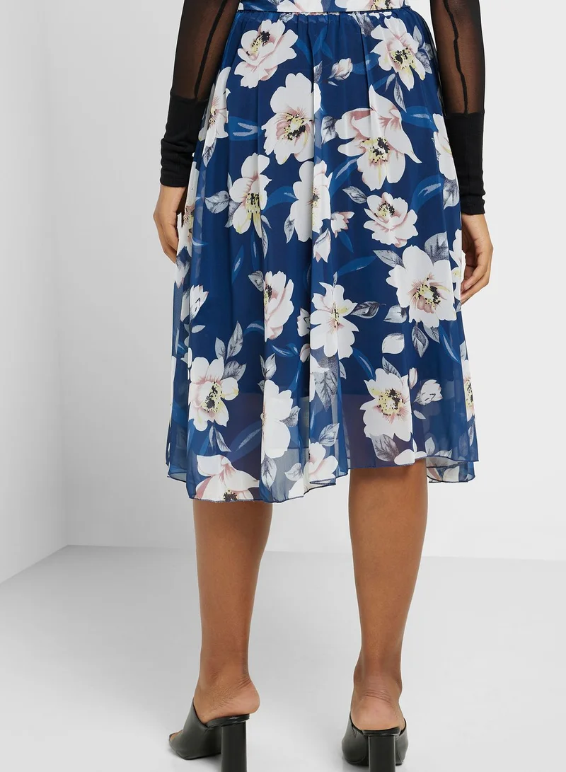 ELLA Floral Printed Skirt