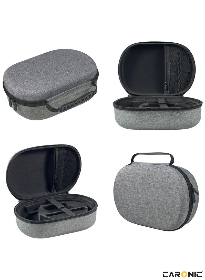 CARONIC Carrying Case For Apple Vision Pro Shockproof Travel Bag Compatible With Vision Pro Accessories Handheld Travel Case Portable Storage Bag - Image 5