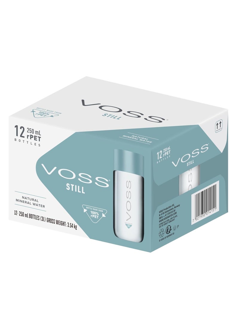 Voss Natural Mineral Water PET 12 x 250ml