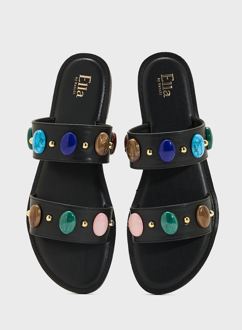 ELLA Double Strap Flat Sandal  - Image 4