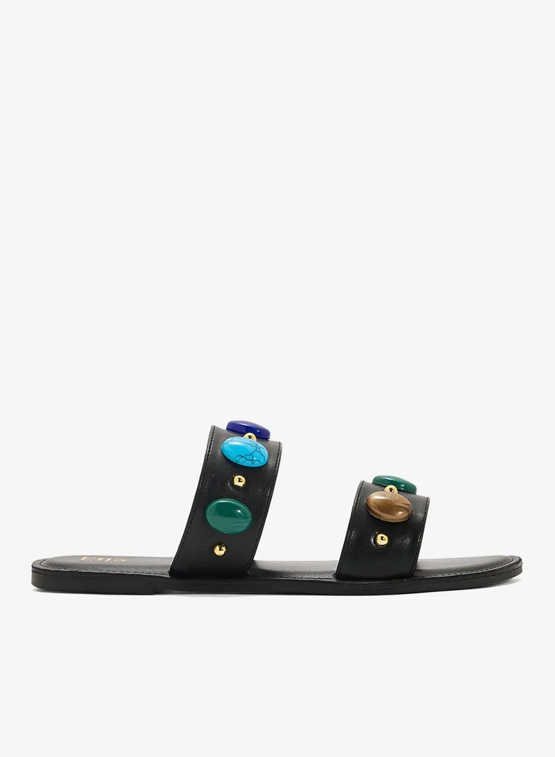 ايلا صندل مسطح بحزامين