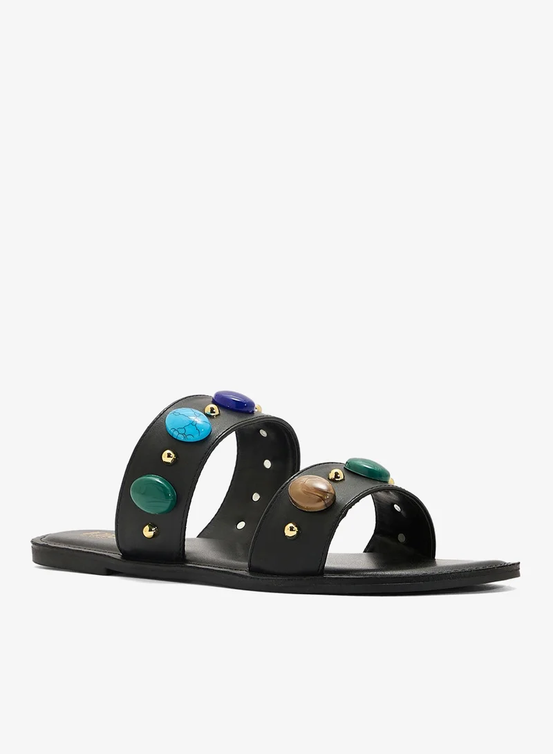 ايلا صندل مسطح بحزامين