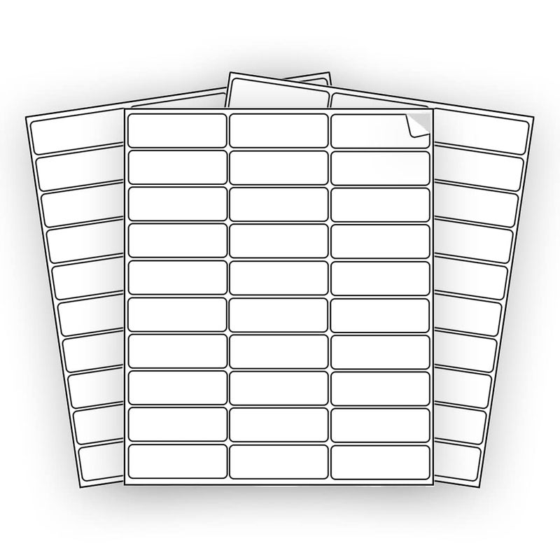EcoSwift 600 EcoSwift Shipping Labels 2 5/8 x 1 inches Mailing Address Inventory Blank White Self Adhesive for Laser Inkjet Printer 2.625 x 1 - Image 5