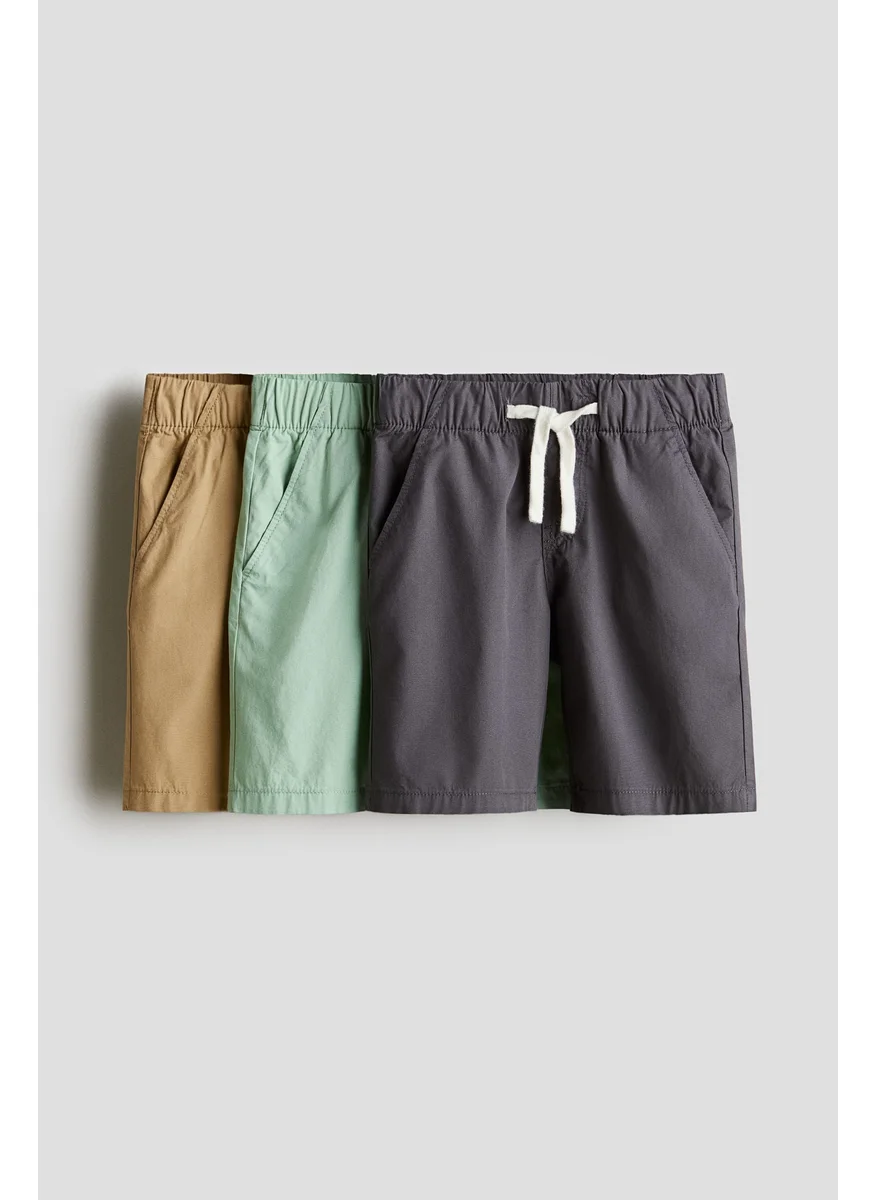 اتش اند ام 3-Pack Cotton Shorts