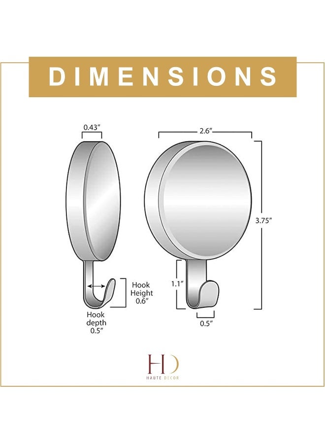 Haute Decor Attract Magnetic Wreath Hanger Copper  Set of 2 Magnets  for 2 Metal DoorsSurfaces or 1 SinglePane Glass DoorWindow  Holds up to 10 lbs - Image 3
